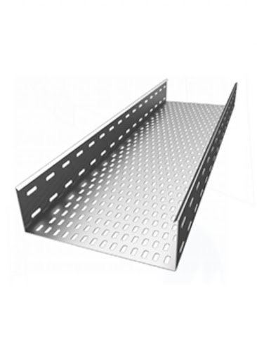 100x100 mm Ağır Hizmet Tipi Pregalvaniz Kablo Tavası – H:100 mm | 0.8–2 mm Kalınlık