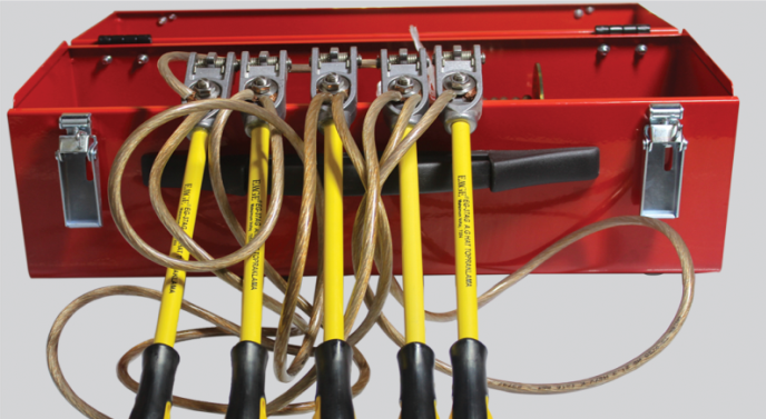 AG Hatlar İçin 5 Klipsli Taşınabilir Topraklama Teçhizatı