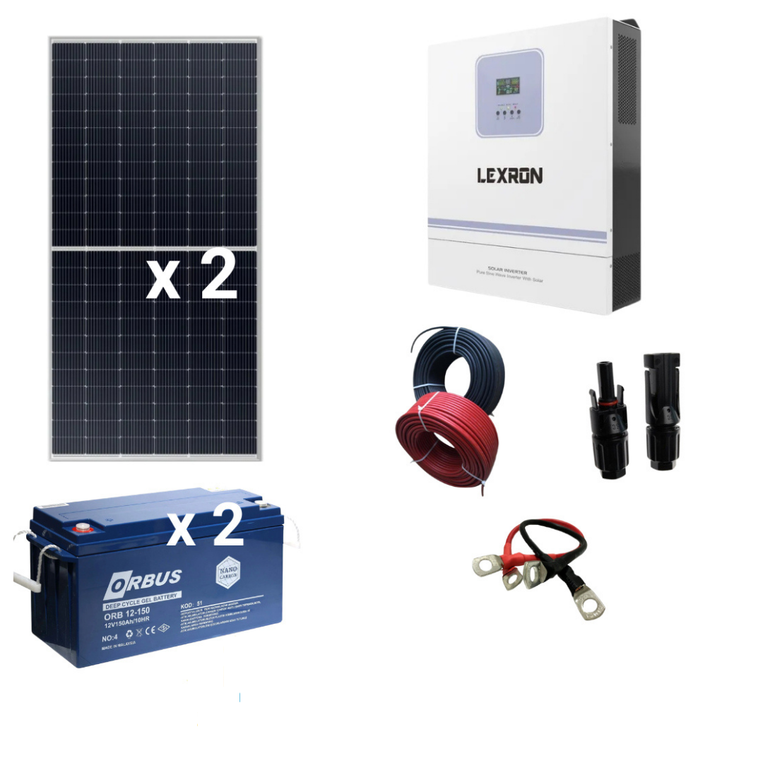 1180 WATT JEL AKÜLÜ MİNİ EV SİSTEMİ